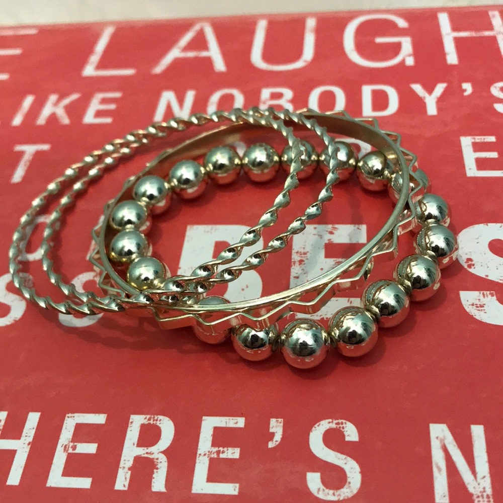 4 bangle bracelets